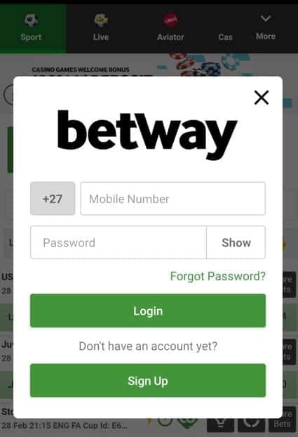 betway login mobile